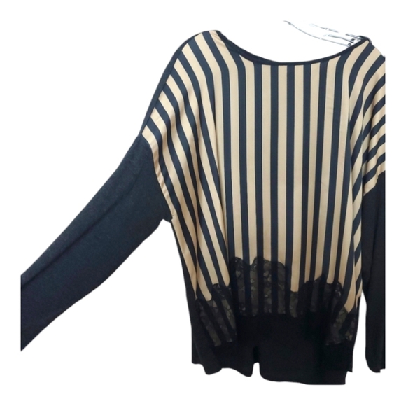 Zara striped front blouse XL - Picture 3 of 6